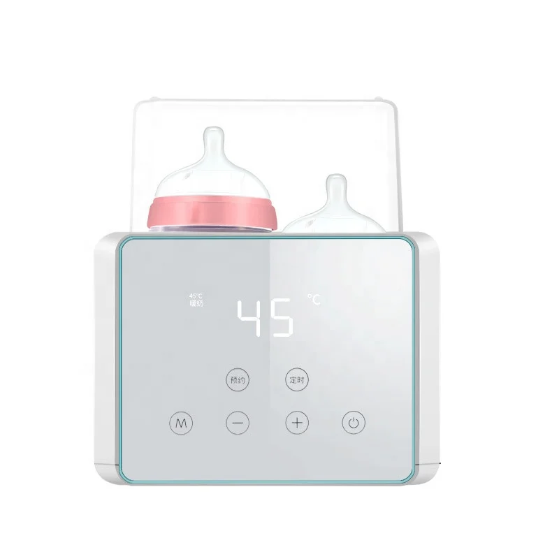 

Bottle Sterilizer 6-in-1 Baby Food Heater Defrosting Setting Smart Thermostat Warmer for Breastmilk and Formula