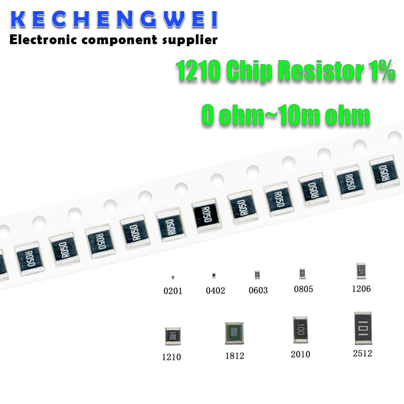 50 pezzi 1210 1% resistenza SMD 0R ~ 1M 1/2W 0 1 10 100 150 220 330 ohm 1K 2.2K 10K 100K 220K 0R 1R 10R 100R 150R 220R 330R 470R 1M