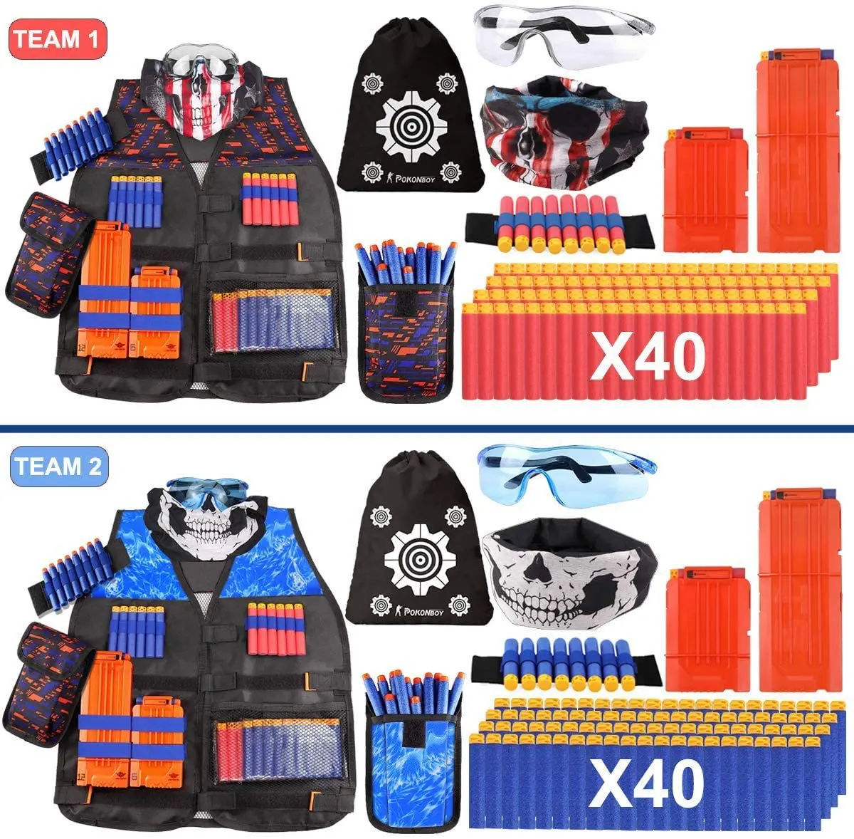 New children's soft bullet tactical vest suit, elite soft bullet gun tactical equipment vest