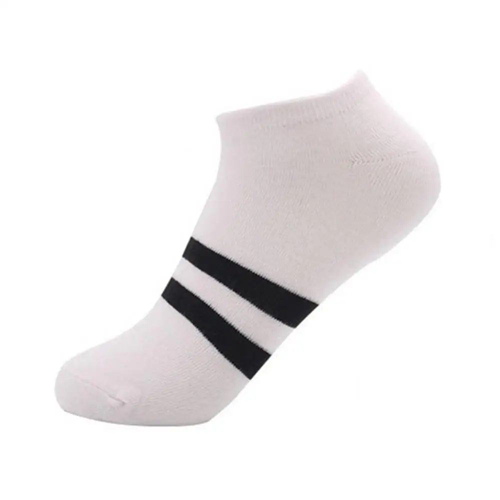 

Spring Summer Casual Breathable Stripe Men Ankle Sock Sport Low Cut Adult Sock Men Socks