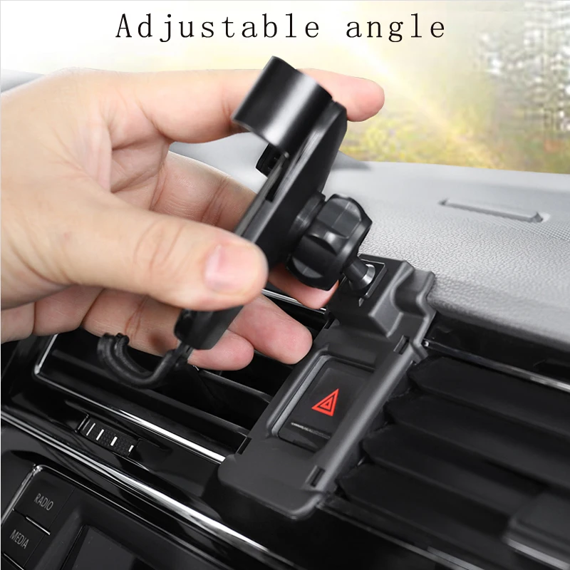 Car Mobile Phone Support Air Vent Mount Bracket Cell Phone Holder For Porsche Macan Cayenne Paramela Accessories 2017 2018 2020