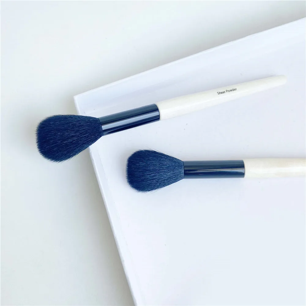 New Sheer Powder brush - Wooden Handle - For Natural Lightweight Coverage Finish Powder Makeup Brush