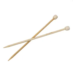 Gorąca sprzedaż Bamboo SP druty do robienia na drutach naturalne do naszycia szydełko szalik akcesoria narzędziowe (US 6/ UK 8 4mm) 15 cm długości 1 para