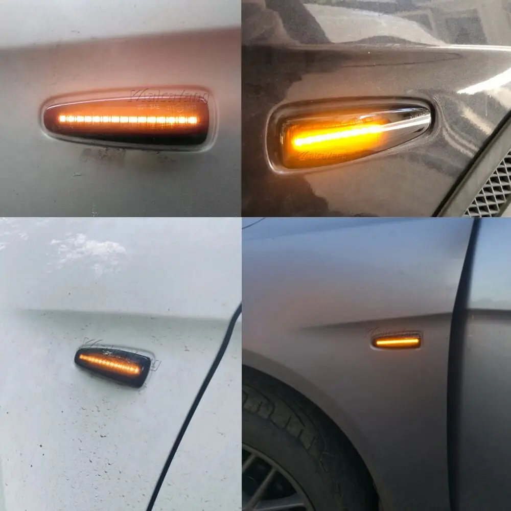 LED Dynamischer Blinker Seitenmarkierungsleuchte Sequentiell für Mitsubishi Lancer Evolution Evo X Outlander Sport RVR ASX Mirage 2014+ – Detail 14