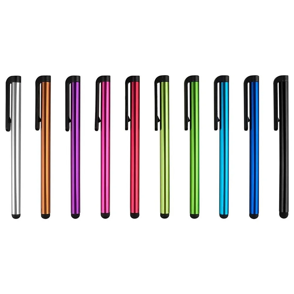 10PC Universal Stylus untuk Ipad Tablet PC untuk Ponsel Samsung Android Portable Sensitif Layar Sentuh Pena Kapasitif Stylus Di Saham