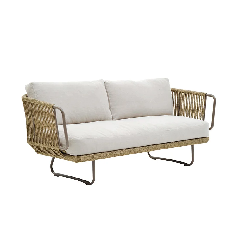 Freizeit Outdoor Rattan Sofa Modell Zimmer Garten Hof Balkon Möbel Nordic Wohnzimmer Stuhl