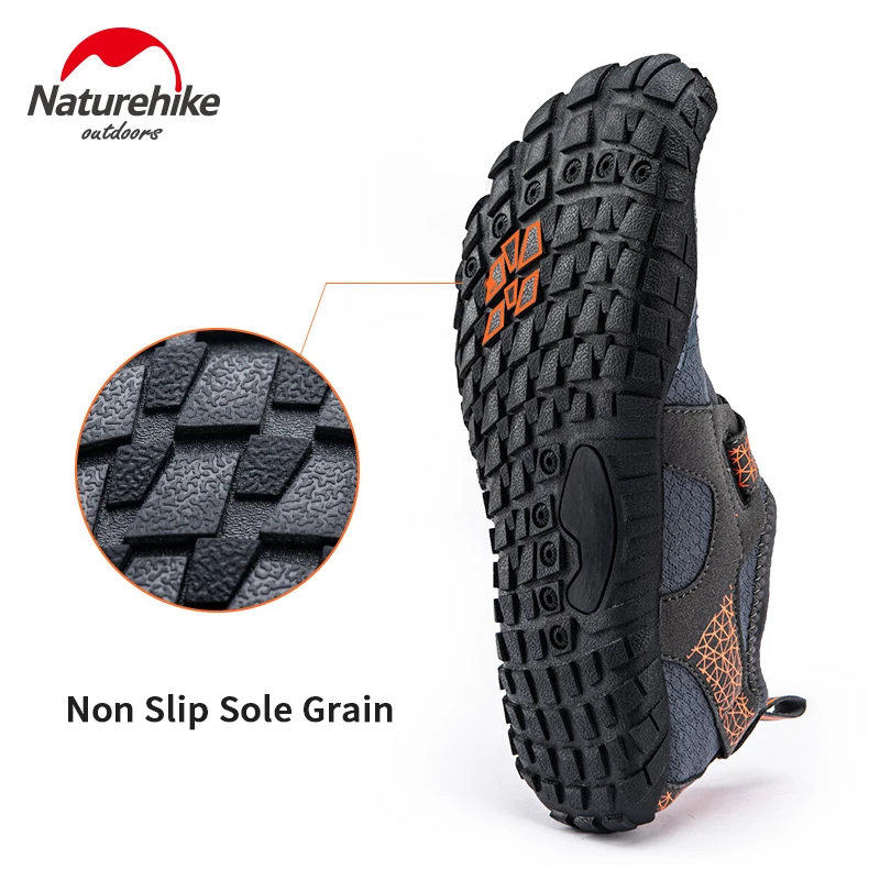 Naturehike Non-slip Water Shoes Men and Women Thicken Rubber Bottom Beach Shoes Outdoor Water Sports Equipment Supplies