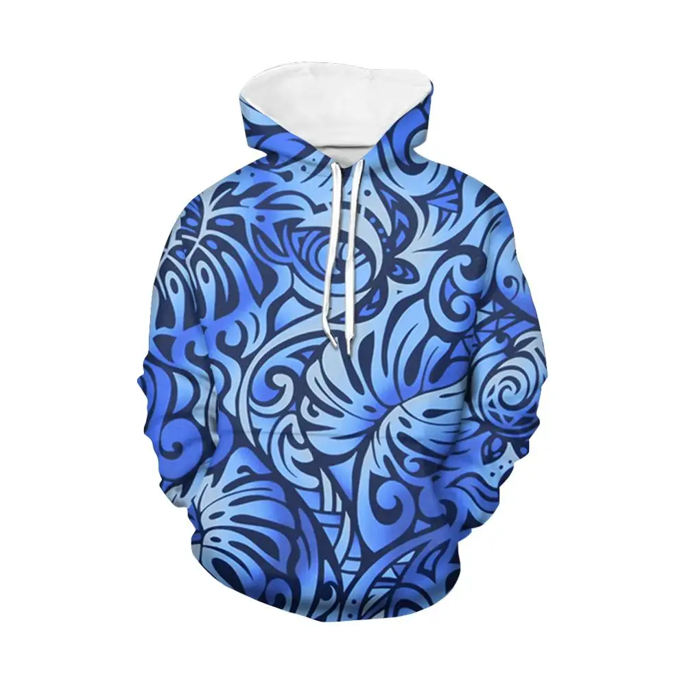 

OEM Promotional Polynesian Women's Hooded clothes Hoodie Print Hawaii Casual Oversized Hoodies Fall long sleeve Hoodies