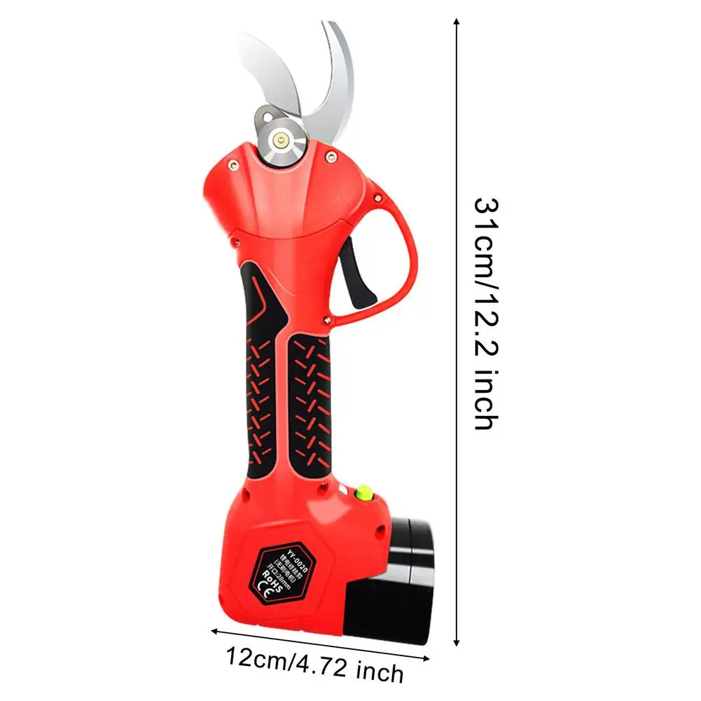 16,8 V 2Ah Handheld Gartenschere Cordless 28mm Schneiden Durchmesser Berufs Elektrische Rebschnitt Schere Mit Zwei Lithium-Batterien
