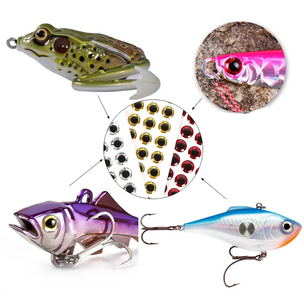Ojos holográficos 3D para señuelos de pesca - 3 a 6 mm - imagen 4