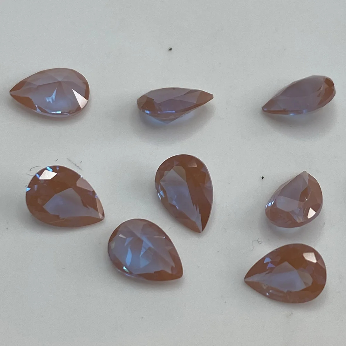 6x8mm Pear High Quality Sweet Dreams Nanosital Beautiful Stone Can Be Inlaid