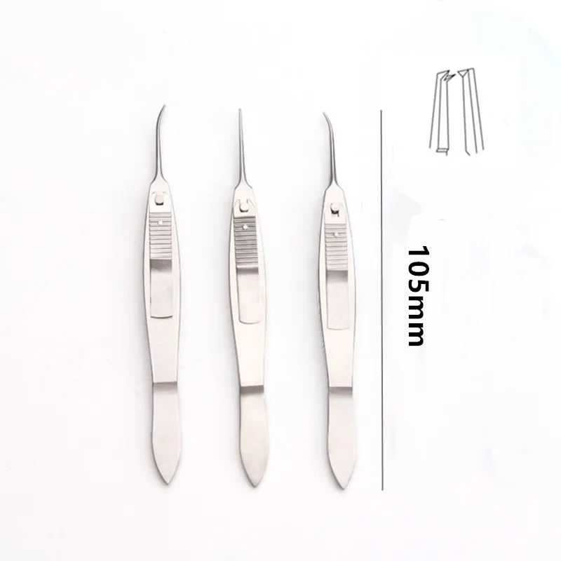 HELVESTON Stern Castroviejo Fixation Forceps Straight/Left/ Right  with lock ophthalmic surgical  instruments