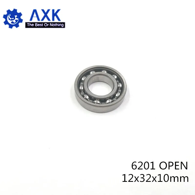 

6201 Bearing 12*32*10 mm ABEC-3 P6 ( 8 PCS ) For Motorcycles Engine Crankshaft 6201 OPEN Ball Bearings Without Grease