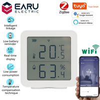 Tuya Smart Life WiFi Temperature and Humidity Detector Indoor Digital LCD Hygrometer Thermometer Support Alexa Google Home