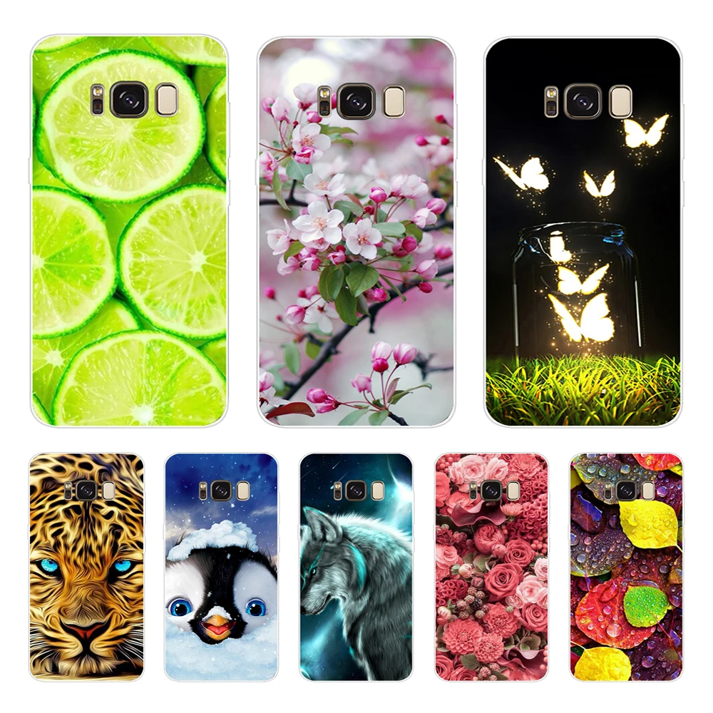 case For Samsung Galaxy S8 soft silicon tpu S8 PLUS Case Cover For Samsung S8/S8 plus Phone shell protective coque