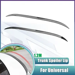 Universal 120CM Rear Wing Sedan Hatchback Car Trunk Lip Rear Tail Wing For Mercedes W204 BMW E90 Honda Civic Audi VW Golf