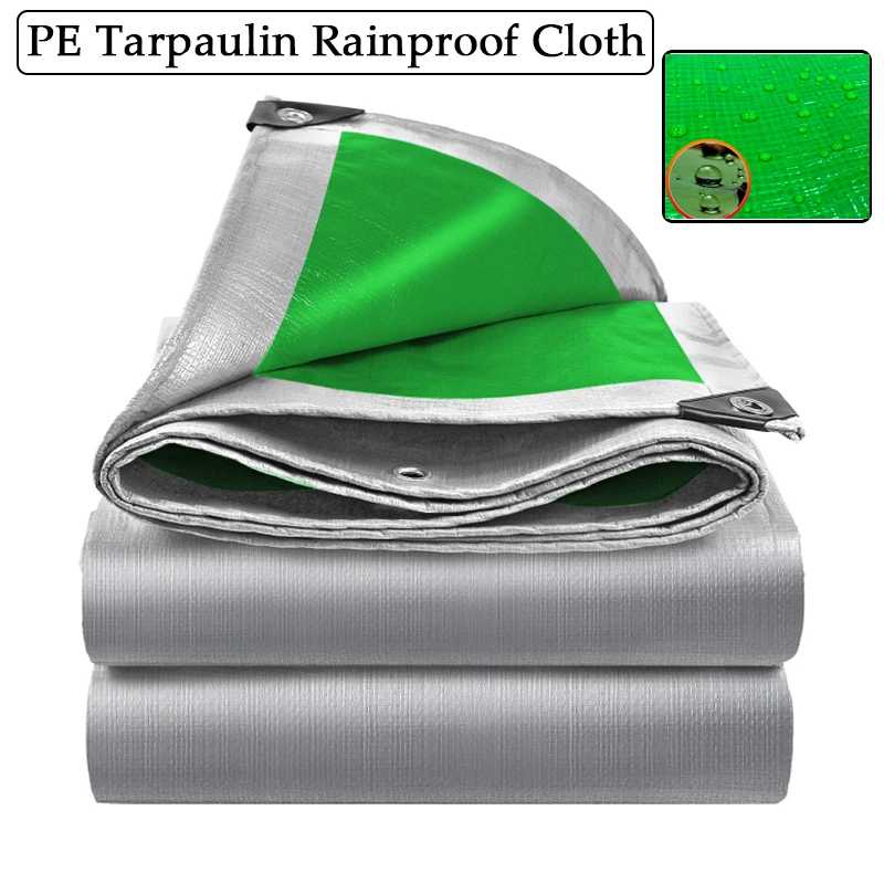 

Customize PE Tarpaulin Rainproof Cloth Outdoor Garden Plant Shed Sunscreen Boat Car Rainproof Awning Cloth Pet House Cover