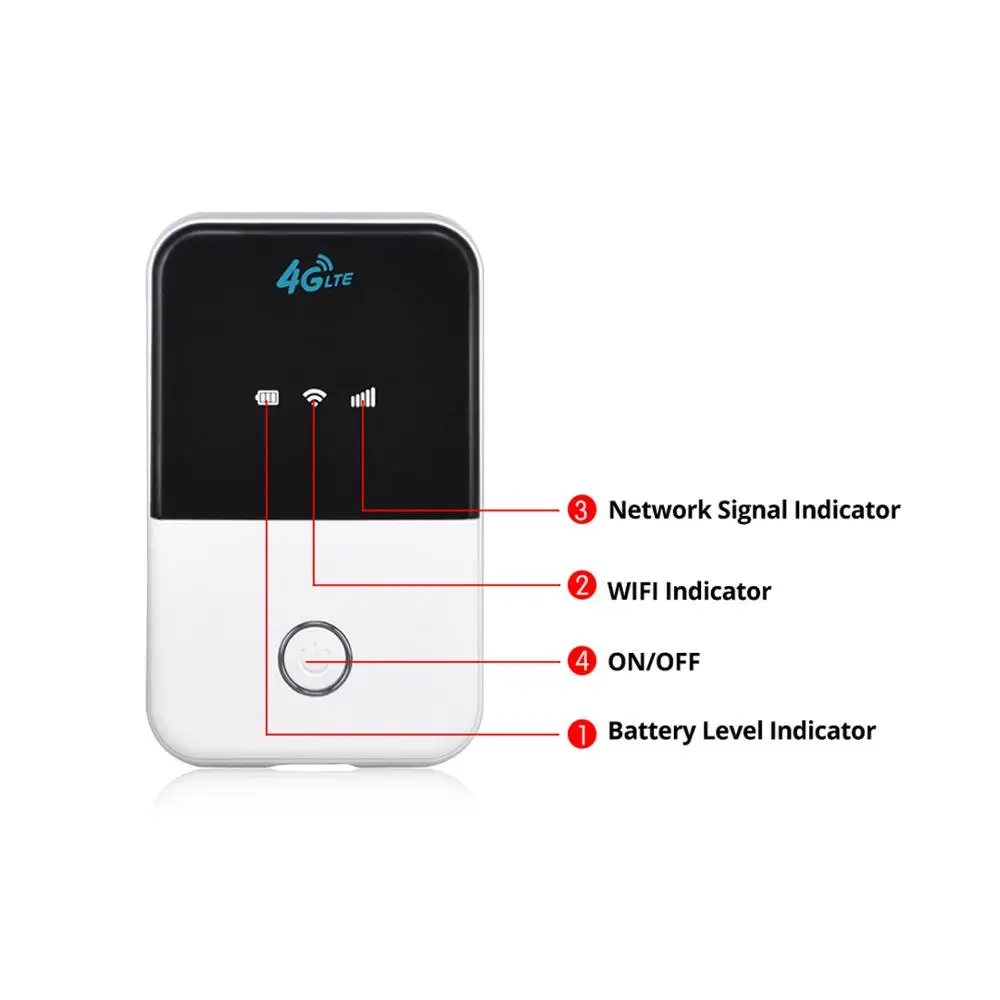 TIANJIE Router Wifi 4G Lte Di Động Mini Wi Fi Di Động Bỏ Túi Kích Xe 3G 4G Mở Khóa modem Có Khe Sim