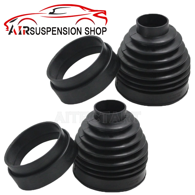 4pc Front&Rear Dust Boot Air Suspension Rubber Dust Boots Cover For Land Rover Rangr Discovery 3 4 LR3 LR4 RTD501090 RBG500010