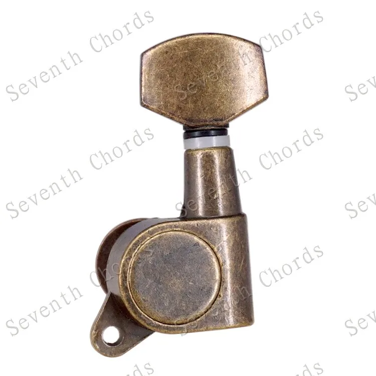 1 Set Bronze-Kupfer-Stimmwirbel für E-Gitarre und Akustikgitarre, Stimmmechaniken, Saiten, Knöpfe, Stimmapparate, Zubehörteile – Detail 12