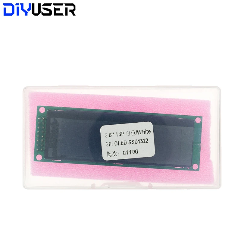 NEW OLED Display 2.8" 256*64 25664 Dots Graphic LCD Module Display Screen LCM Screen SSD1322 Controller Support SPI
