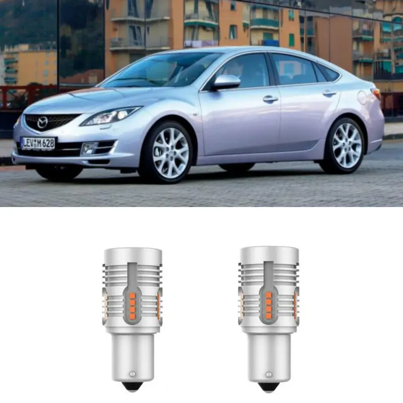 

Intelligent IC Decoding Turn signal Light For Mazda 6 GH Hatchback Saloon 2010.01 - 2012.12 canbus 1556LM No strobe 2pc