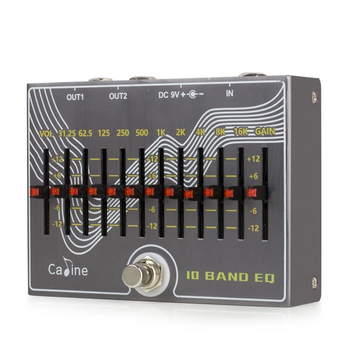 Imagen 2 del producto Caline-Pedal de efectos para guitarra, CP-81, 10 bandas, EQ, con volumen/ganancia, Verson 3,0