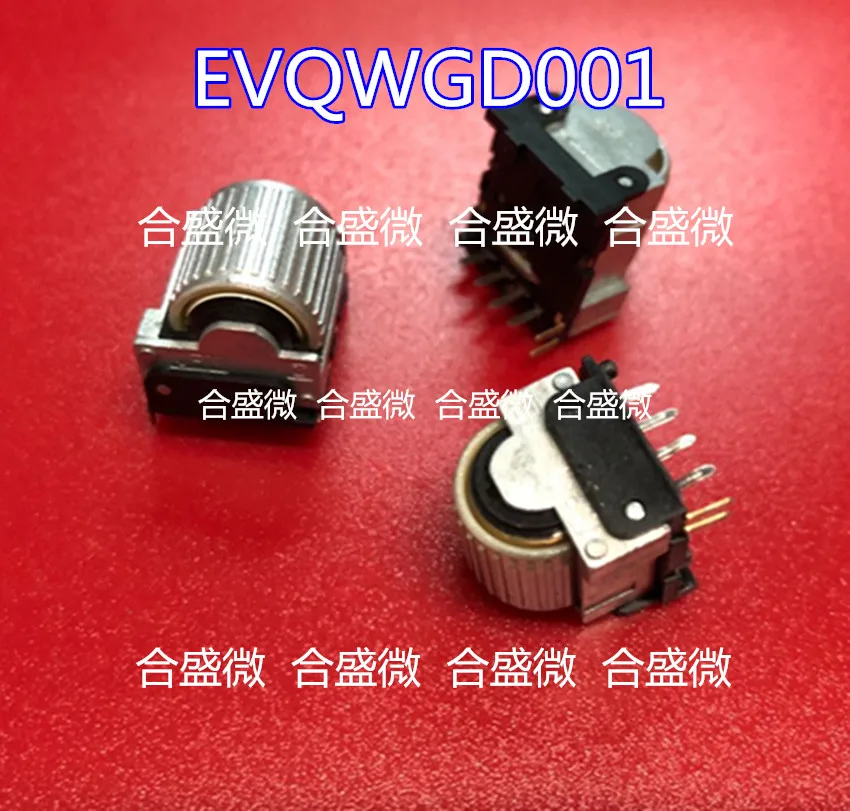 1PCS Encoder roller with push switch 6 feet EVQWGD001 original EVQ-WGD001