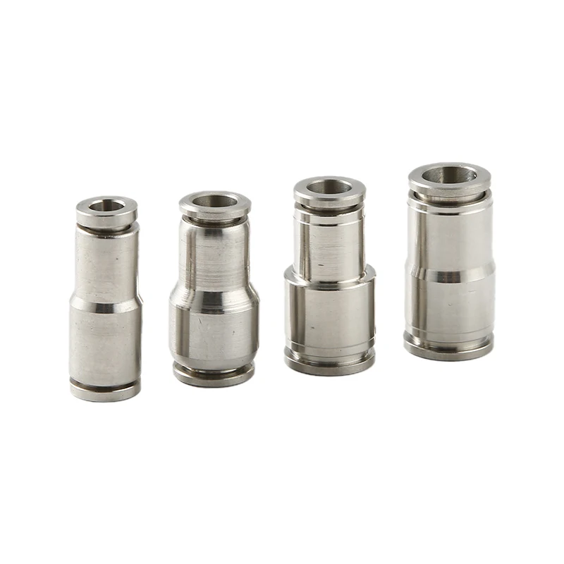 

Pneumatic Fittings Fitting Plastic Connector PG6-4 8-4 10-8 12-10 For Air water Hose Tube Push in Straight Gas Quick Connection