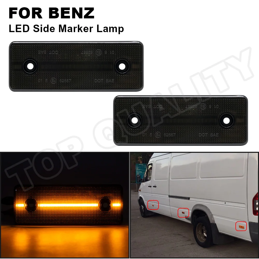 

For Mercedes Benz Sprinter W909 VW LT 1995 1996 1997 1998 1999 2000 2001 2002 2003 2004 2005 2006 LED Side marker Light Lamp