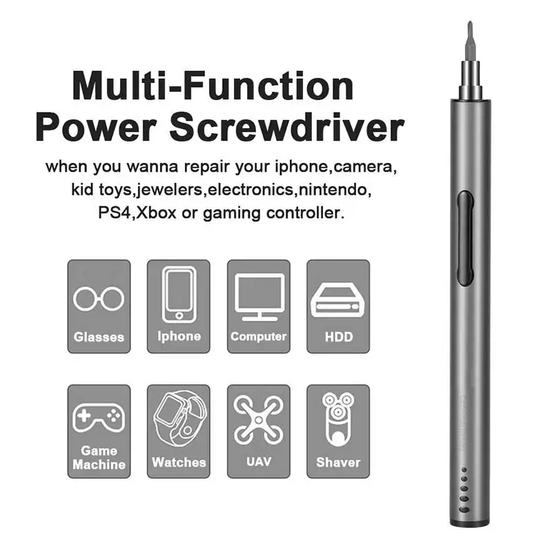 New Creationspace 24 In 1 Cordless Electric Screw Driver Brushless Power Screwdriver Home Use Repair Tool Kit