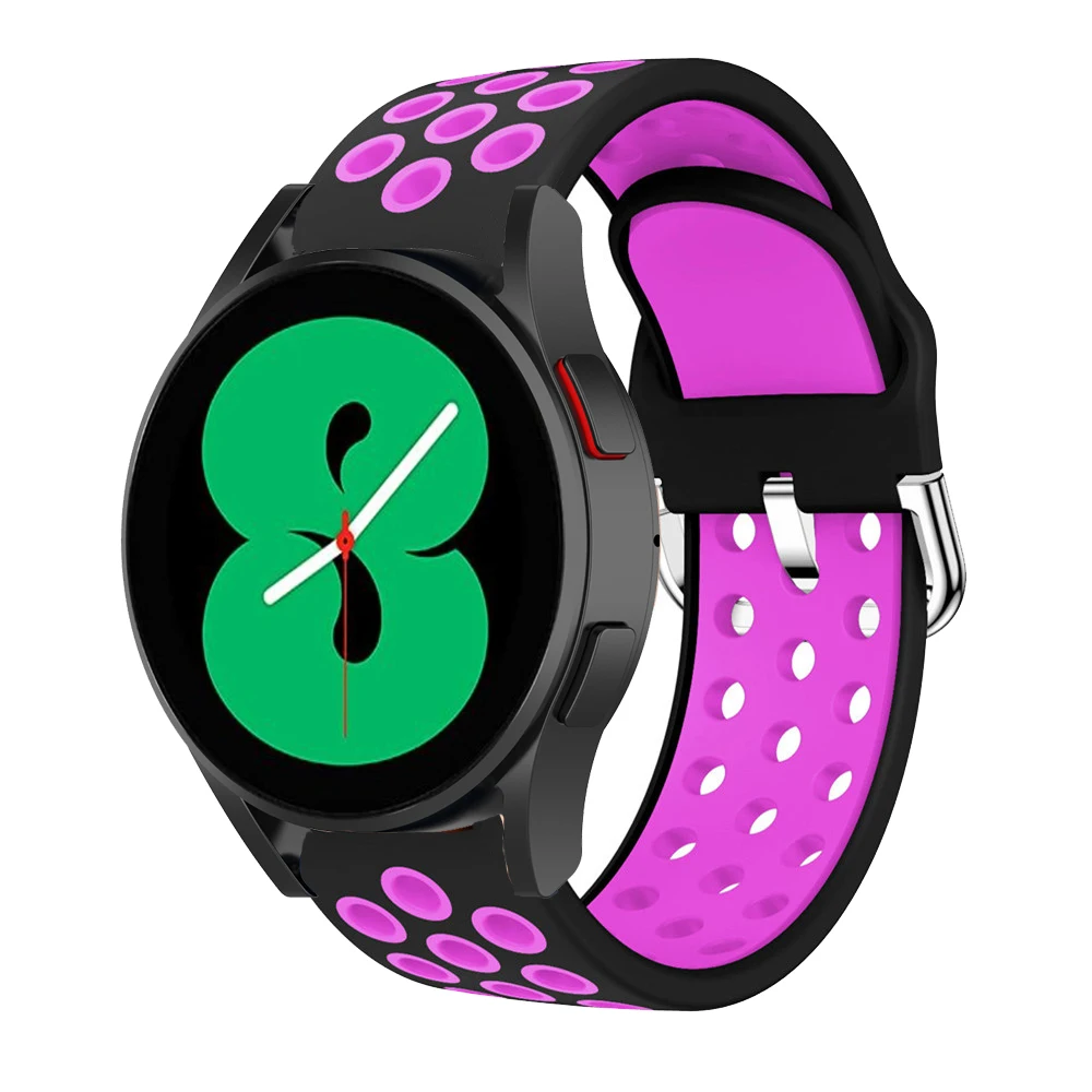 Môn Thể Thao Mới Dây Đeo Dành Cho Samsung Galaxy Samsung Galaxy Đồng Hồ 4 40Mm 44Mm Classic 46Mm 42Mm Dây Đeo Vòng Tay Silicone dây Đồng Hồ Thay Thế Ban Nhạc Correa