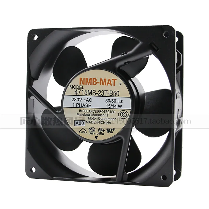 Nouveau original NMB 4715MS-20T/10T/12T-22T-23T-B50/B5A/B30 12cm 12038 AC200V-230V UPS alimentation cadre en aluminium ventilateur à flux axial