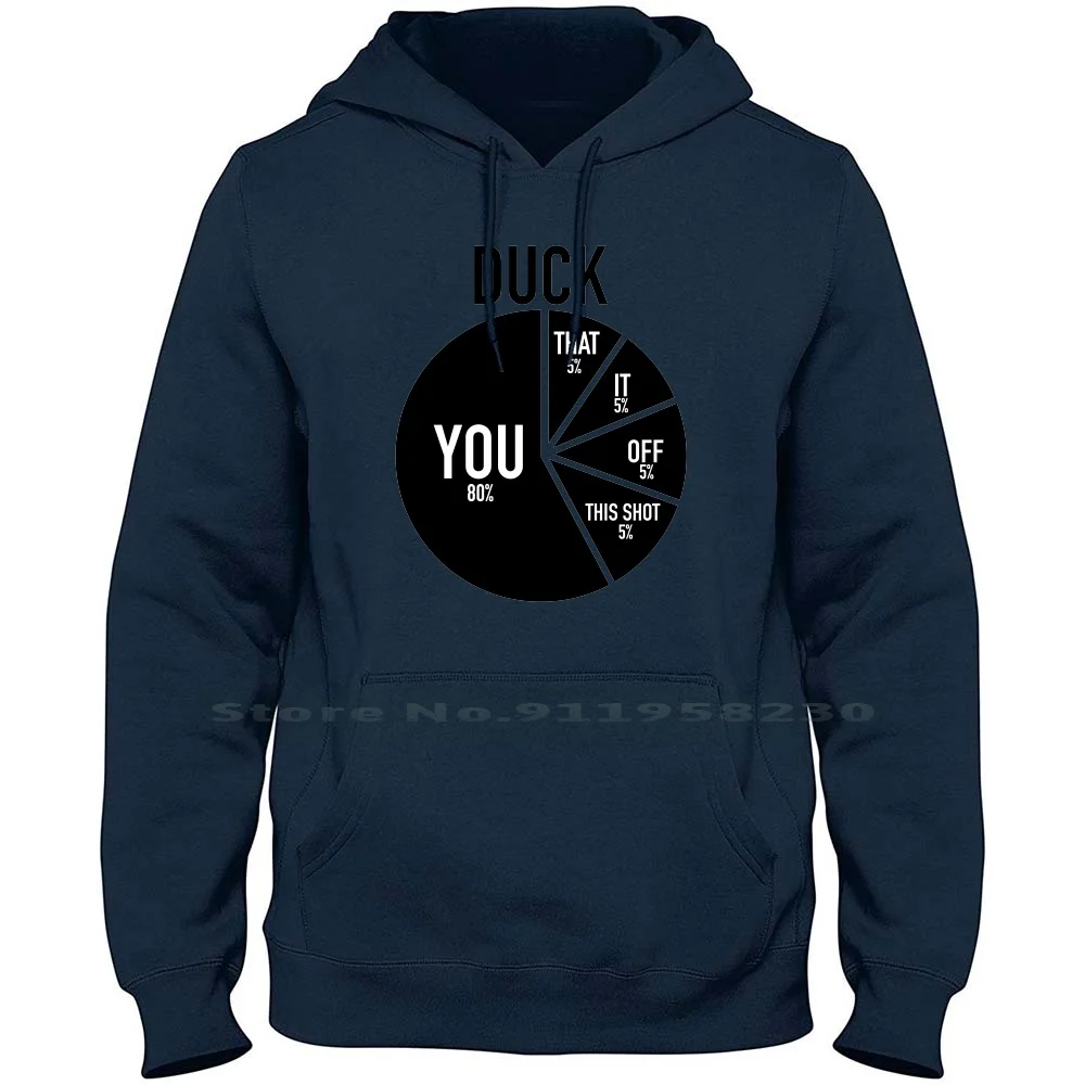 

Duck You For Light Men Women Hoodie Pullover Sweater 6XL Big Size Cotton You Comedy Light Chart Duck You Pie Art