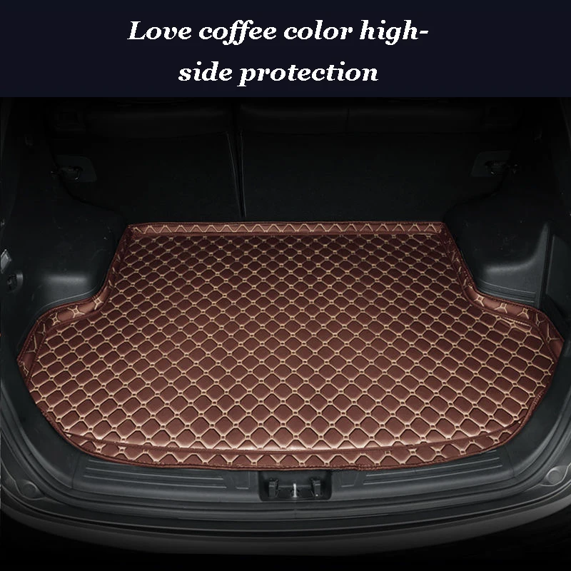 Custom car trunk mat for Volvo S60L  2014 2015 2016 2017 2018 2019 2020 2021 2022 Waterproof and wear-resistant car trunk mat