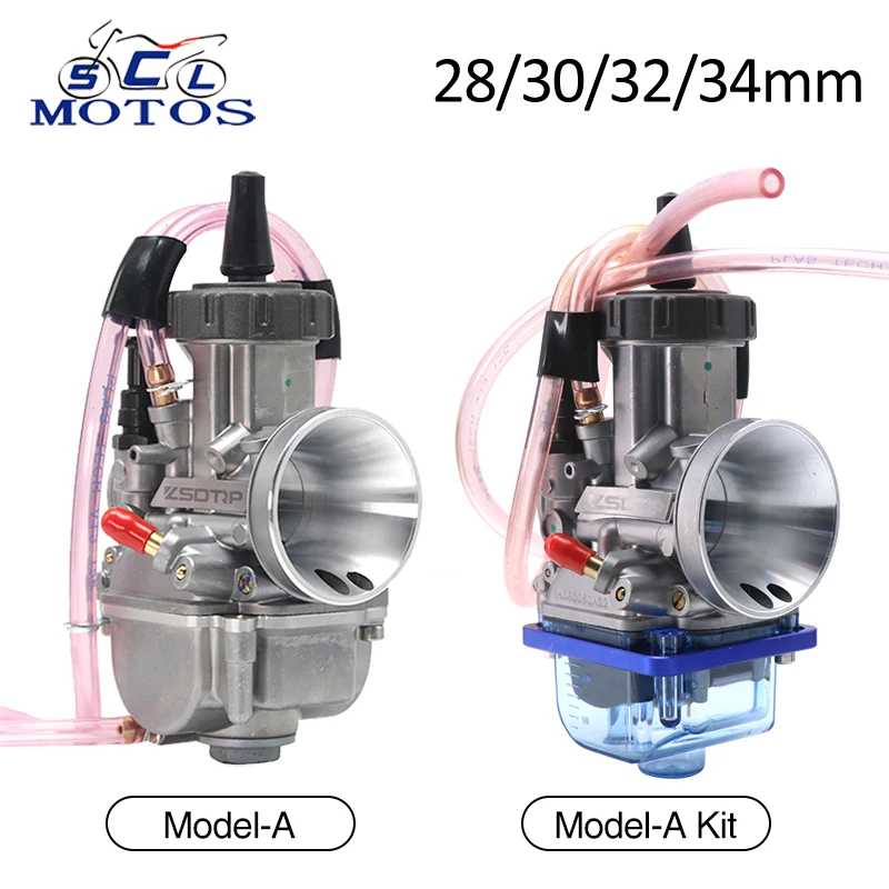 

Sclmotos- 28/30/32/34mm Motorcycle PWK Carburetor Carb With Power Jet For 100-250cc 4T ATV UTV Dirt Pit Bike Race For Yamaha