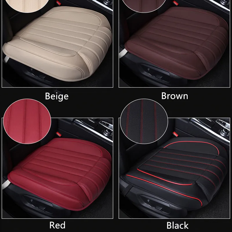 PU Leather Car Seat Cover Luxury Car Seat Protection Cushion Leg Support Extension Non-slip Mat Auto Accessories Universal Size