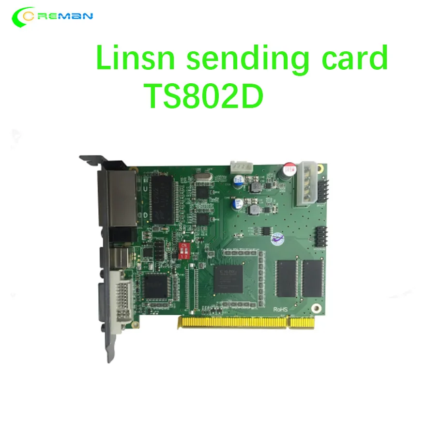 Best selling LINSN sending card TS802D for full color video led display parts controller system