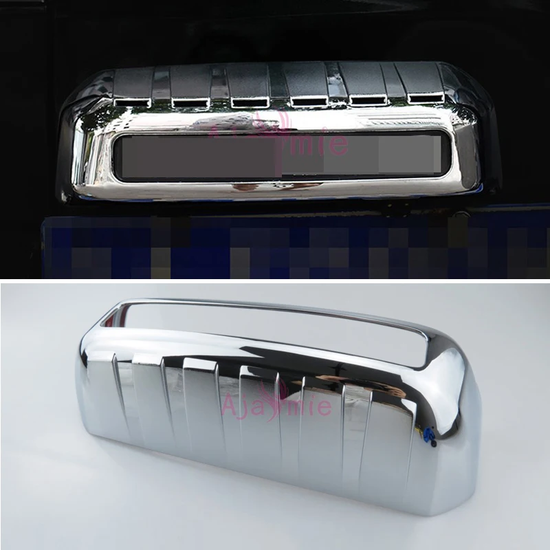 

License Plate Frame Overlay Panel 2003-2009 Car Styling For Toyota Land Cruiser 120 Prado FJ120 Accessories