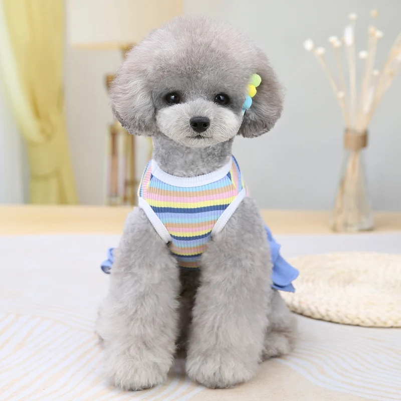 XXL School Uniform Dog Clothes Cute French Bulldog Vest Coat Dresses Outfit Summer Spring Small Puppy Animal Pet Costume Product