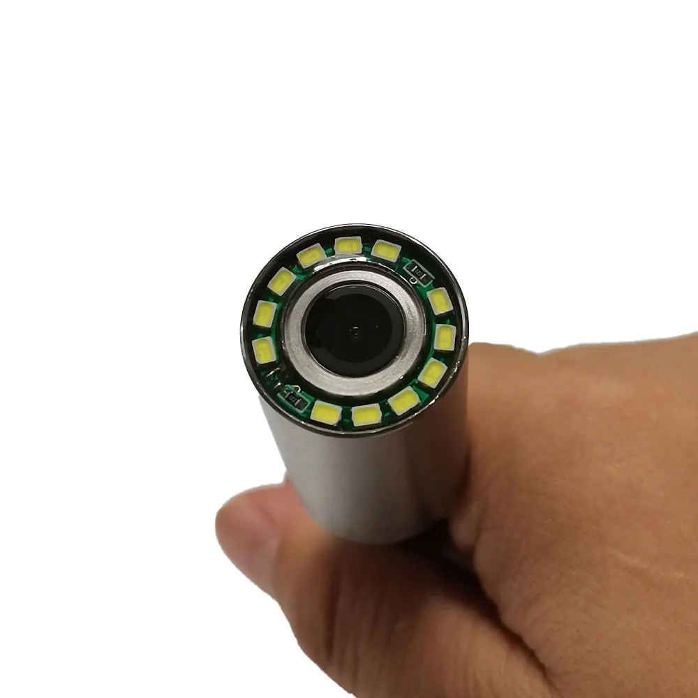23Mm Rvs Pijp Afvoer Riool Inspectie Camera Hoofd 512Hz Zender Ingebouwde Met 12 Stuks Led lichten