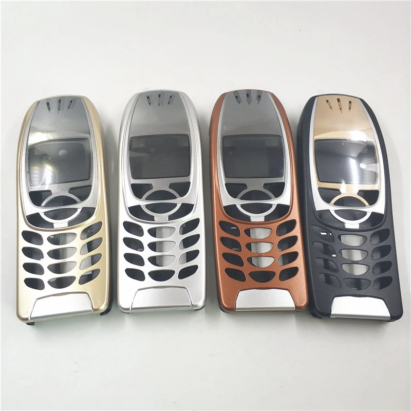 For Nokia 6310i Cover Case Housing 6310 Battery Door Middle Frame Front Bezel Replace Part (NO Keyboard Keypad)