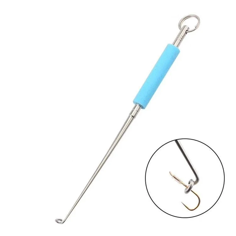 Extracteur d'hameçon de pêche facile en acier inoxydable, dispositif de découplage rapide, outils et équipement