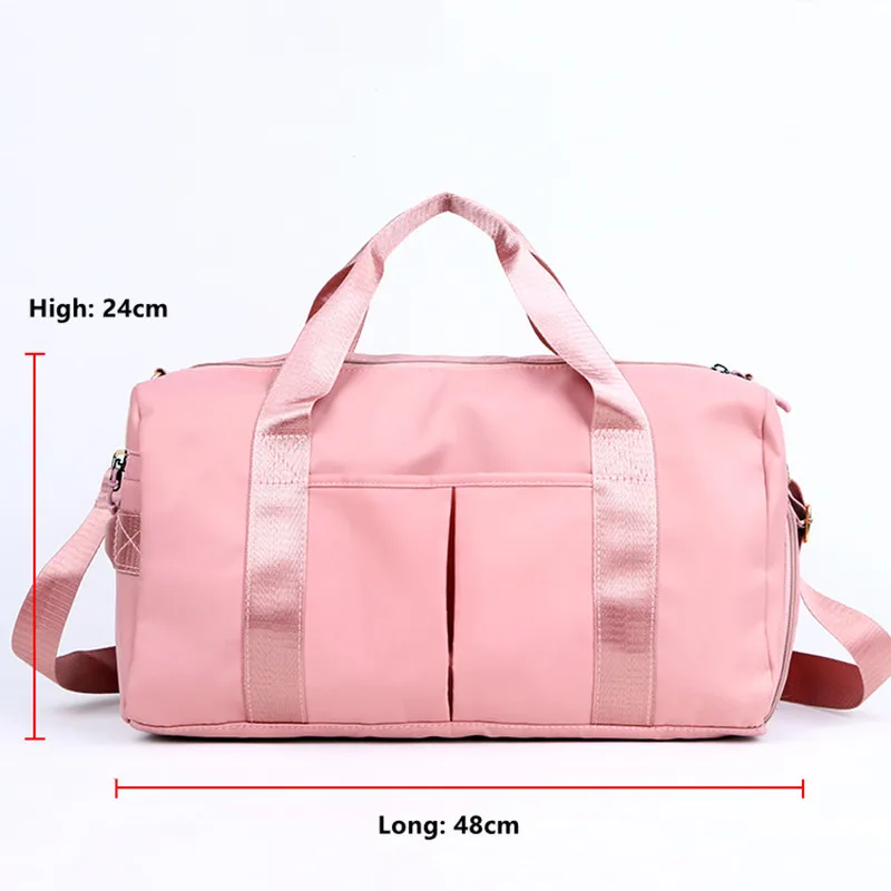 Fashion Large Travel Bag Ladies Handbag Dry and Wet Separation Yoga Fitness Swimming Bag Men and Women with The Same Paragraph