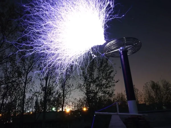 120CM Music Tesla Coil/DRSSTC/Large Lightning Storm/Artificial Lightning