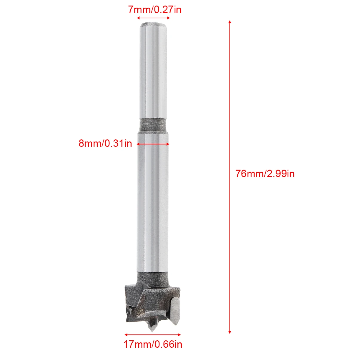 Punte da trapano per legno in lega dura in acciaio al tungsteno apertura del foro per la lavorazione del legno per forare su pannelli in plastica in cartongesso