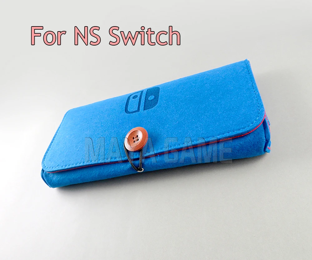 8pcs Portable Hard Felt Storage Bag Case Carrying Case for Switch Console Accessories main unit storage bag