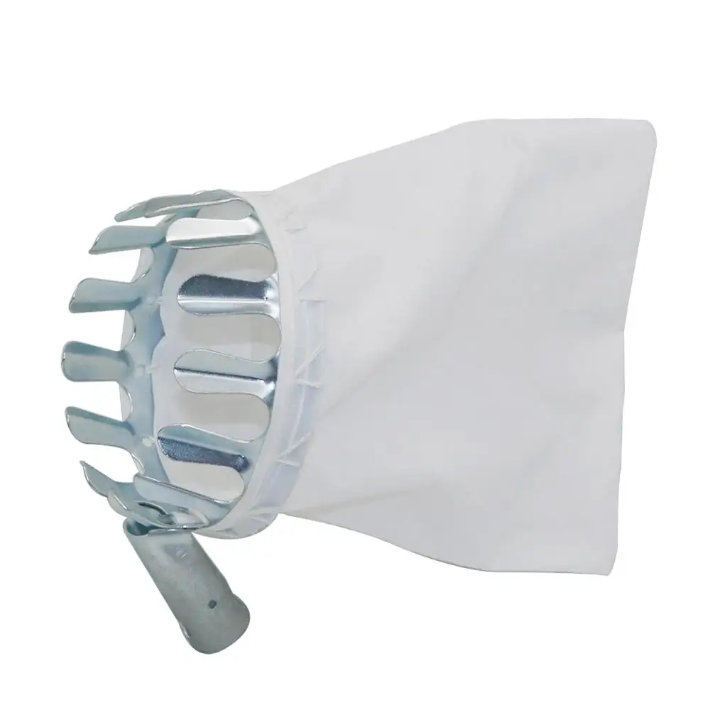 Металлическая сумка яблоки для сбора фруктов, удобная тканевая сумка, персики, инструмент для сбора высоких фруктов из груши, оранжевого дерева, садовый двор, фермы, фитинги для сбора фруктов, 2 шт.