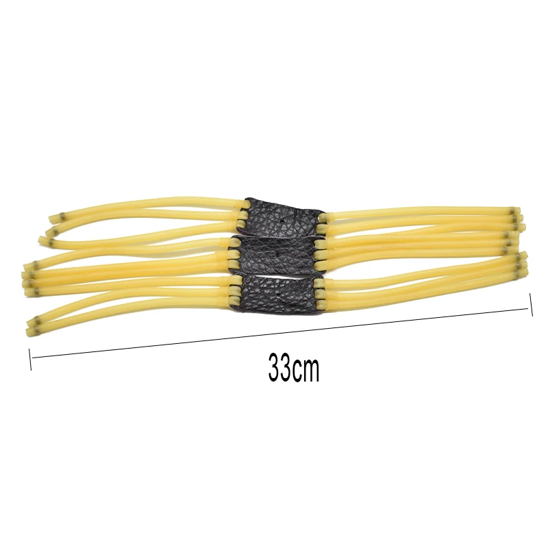 3/6/12 Pcs Rubber Band New Six Strips Strong Power Elastica Bungee Rubber Band for Slingshot Outdoor Hunting Catapult