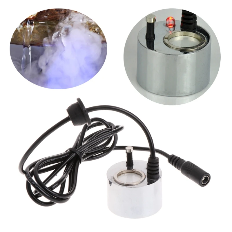 LED Bunte Licht Ultraschall Nebel-hersteller Fogger Wasser Brunnen Teich Dekoration A0NC